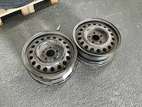 6,5j15h2 stalen velg (2x) - afbeelding 1 van  4