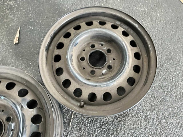 6,5j15h2 stalen velg (2x) - afbeelding 2 van  4