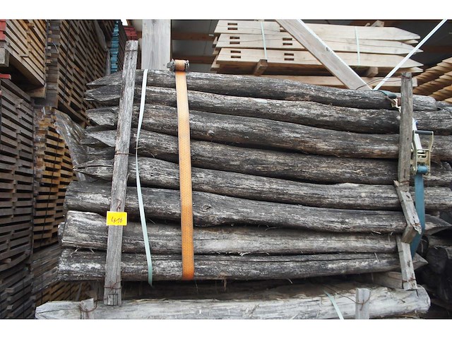 65x acacia paal dia 12/14 - afbeelding 1 van  3