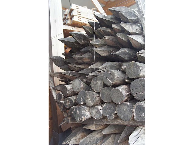 65x acacia paal dia 12/14 - afbeelding 2 van  3