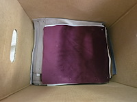 65x lapjes stof velvet 30x25cm - afbeelding 4 van  11