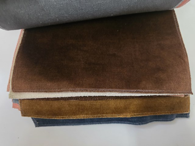 65x lapjes stof velvet 30x25cm - afbeelding 10 van  11