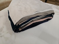 65x lapjes stof velvet 30x25cm