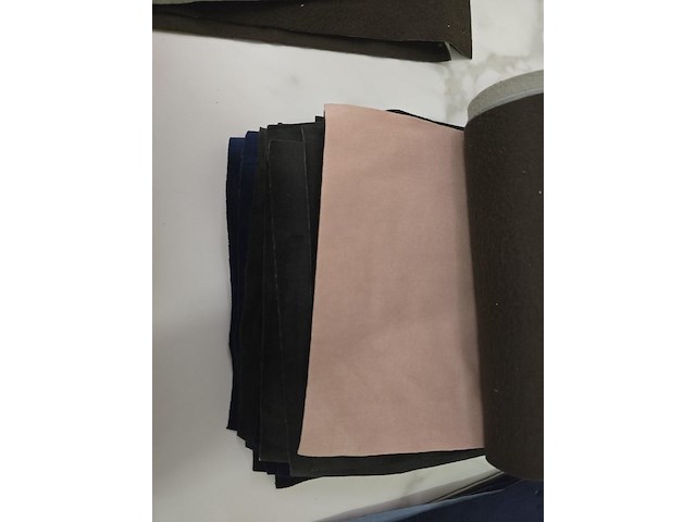 65x lapjes stof velvet 30x25cm - afbeelding 5 van  9