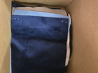 65x lapjes stof velvet 30x25cm - afbeelding 8 van  9