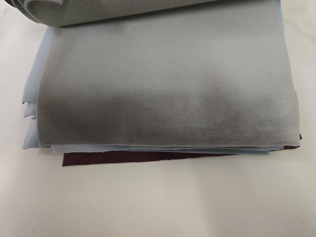 65x lapjes stof velvet 30x25cm - afbeelding 3 van  12