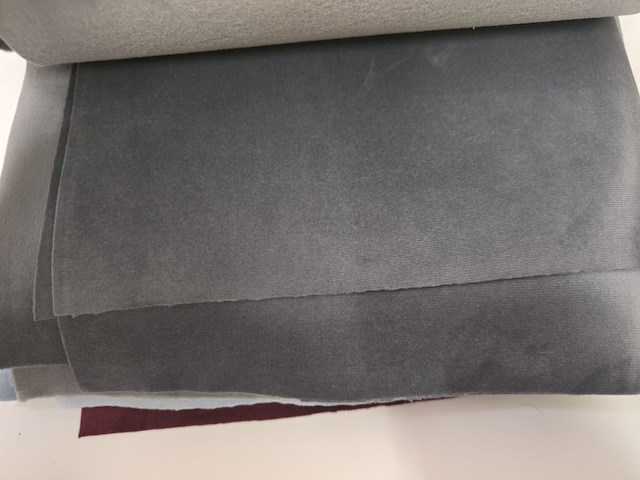 65x lapjes stof velvet 30x25cm - afbeelding 12 van  12