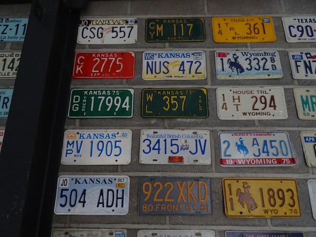 65x metalen amerikaanse nummerplaat - afbeelding 3 van  11