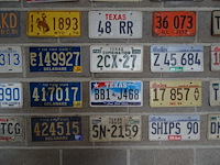 65x metalen amerikaanse nummerplaat - afbeelding 9 van  11