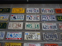 65x metalen amerikaanse nummerplaat - afbeelding 10 van  11