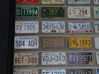 65x metalen amerikaanse nummerplaat - afbeelding 11 van  11