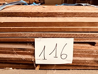 6,8 m² patagonische notelaar ovendroog gezaagd