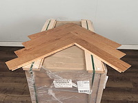 68 m2 parket eiken visgraat - 660 x 110 x 14 mm - afbeelding 3 van  4