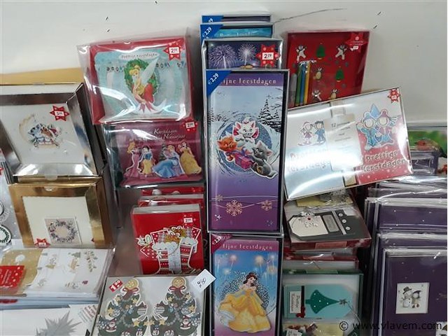 69 x kerstkaarten met enveloppe + cadeau labels mix - afbeelding 2 van  2