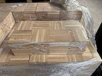 69,53 m² massief eiken mozaiekparket - afbeelding 4 van  5