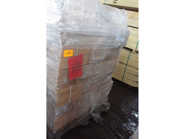 69,55 m² massief beuken visgraatparket 16mm - afbeelding 5 van  5