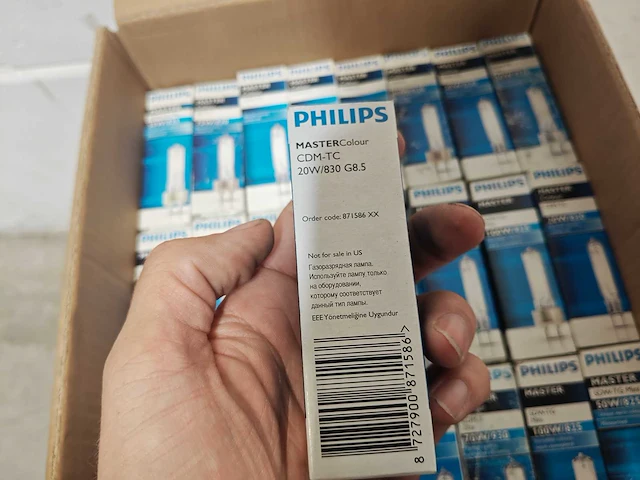 69x philips master lampen - nieuw in de doos - diverse modellen - gasontladingslamp - light source - afbeelding 8 van  8