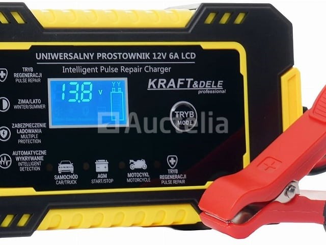 6a 12v kraft&dele acculader - afbeelding 1 van  3