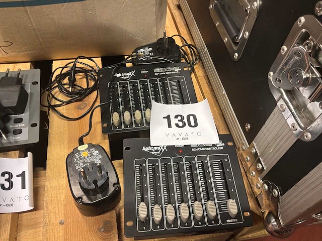 6ch dmx sturing (2x) - afbeelding 1 van  2