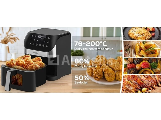 6l 2000w vetvrije airfriteuse - afbeelding 4 van  4
