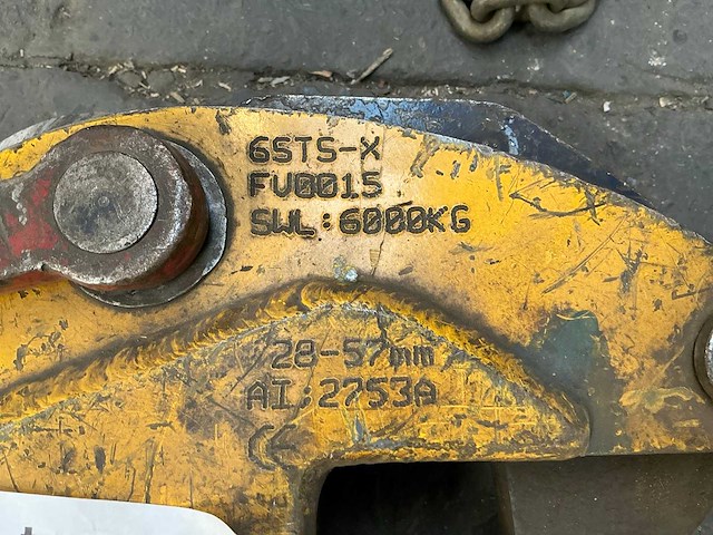 6sts-x 6t - platenklem van 28mm tot 57mm dikte - afbeelding 4 van  4