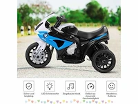 6v elektrische motorfiets voor kinderen, 66 x 37 x 44,5 cm, blauw - afbeelding 2 van  5