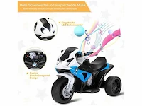 6v elektrische motorfiets voor kinderen, 66 x 37 x 44,5 cm, blauw - afbeelding 4 van  5
