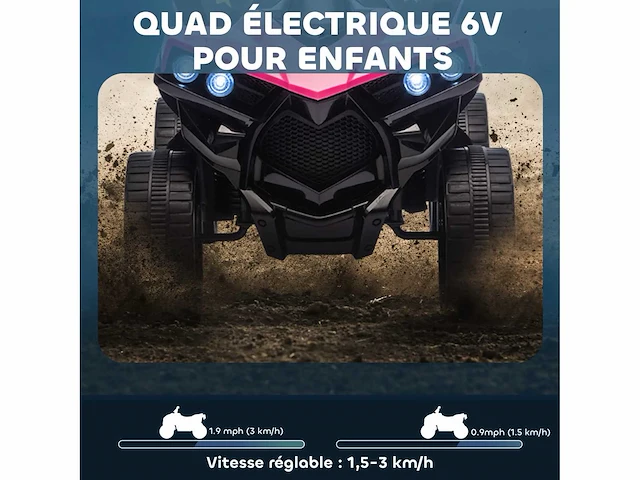 6v kids electric quad, kids electric car - afbeelding 4 van  6