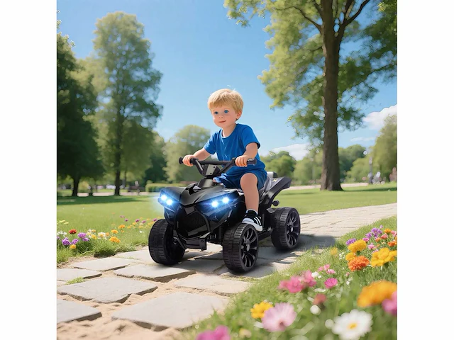6v kinderen elektrische quad, kinderen atv elektrische auto, muziek & led-koplampen - afbeelding 1 van  6