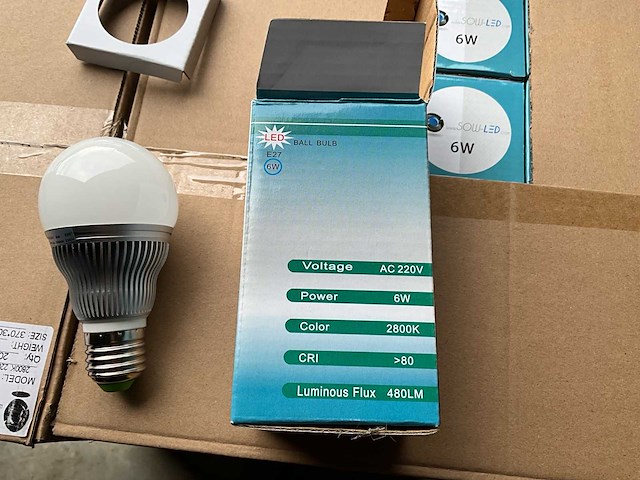 6w e27 lichtbron (323x) - afbeelding 3 van  5