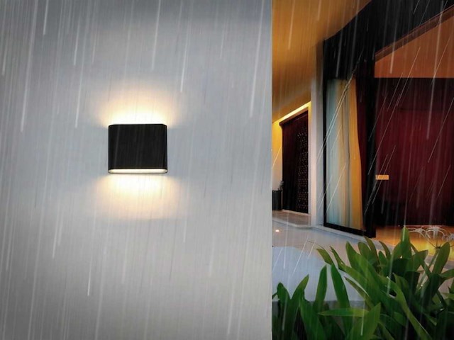 6w led wandlamp duo licht waterdicht 11.5cm(12x) - afbeelding 1 van  9
