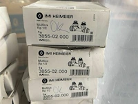 6x 1-pijps onderblok imi heimeier - afbeelding 3 van  3