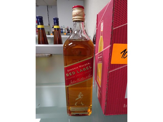 6x 1l johnie walker red label - afbeelding 1 van  2