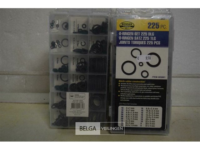 6x 225 pcs o-ringenset - afbeelding 1 van  1