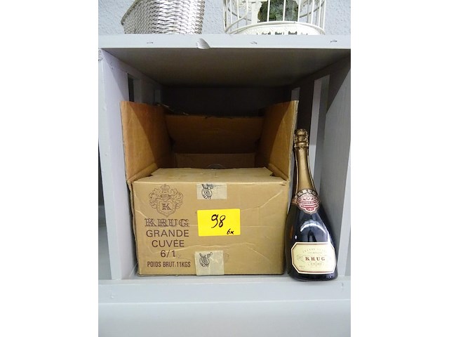 6x 37,5 cl grande cuvée champagne krug - afbeelding 3 van  3