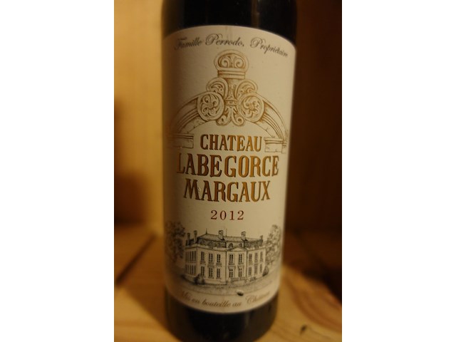 6x 37,5cl chateau labegorce margaux 2012 - afbeelding 2 van  3