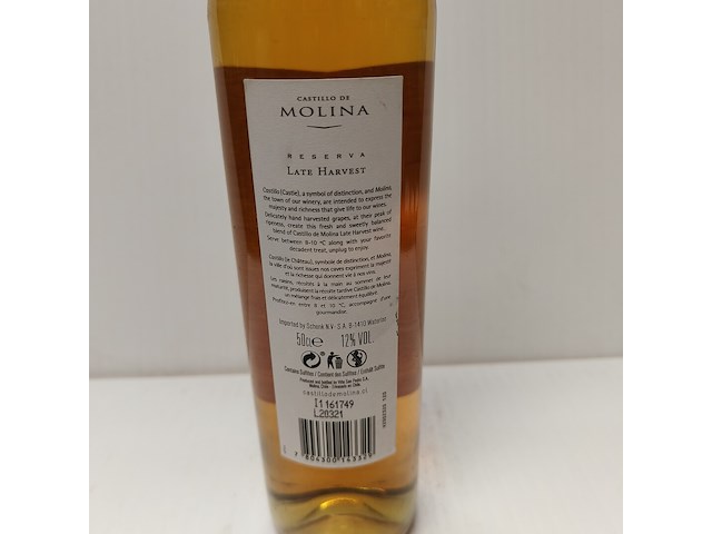 6x 50cl castillo de molina witte wijn - afbeelding 2 van  4
