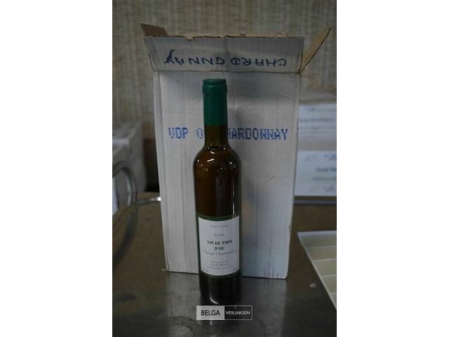 6x 50cl vin de pays d`oc cepagne chardonnay - afbeelding 1 van  2