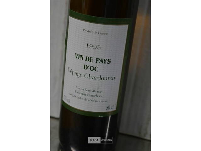 6x 50cl vin de pays d`oc cepagne chardonnay - afbeelding 2 van  2