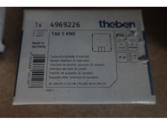 6x 6voudige toetsinterface theben - afbeelding 3 van  3