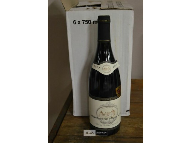 6x 750ml bourgogne pinot noir - afbeelding 1 van  3