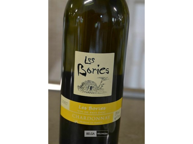 6x 750ml les bories chardonny - afbeelding 2 van  3