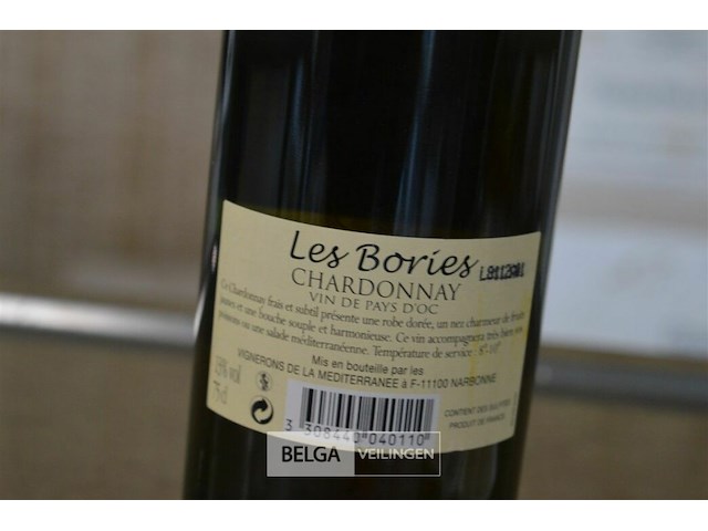 6x 750ml les bories chardonny - afbeelding 3 van  3