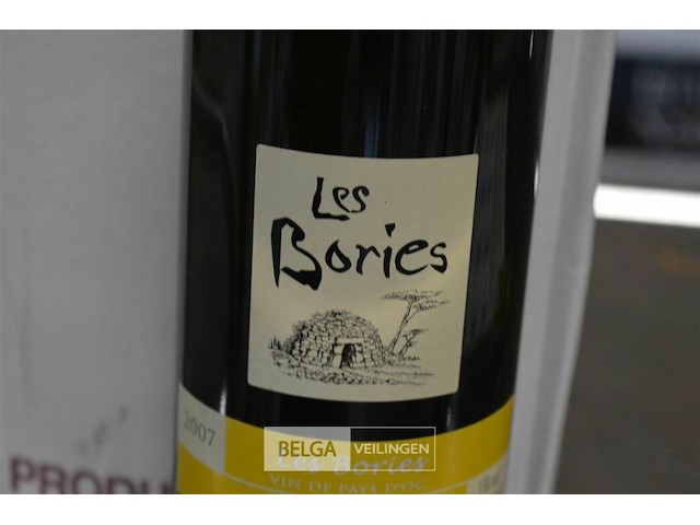 6x 750ml les bories chardonny - afbeelding 2 van  3