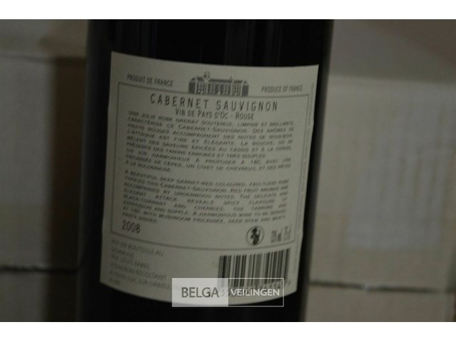 6x 750ml louis fabre carbernet sauvignon - afbeelding 2 van  2