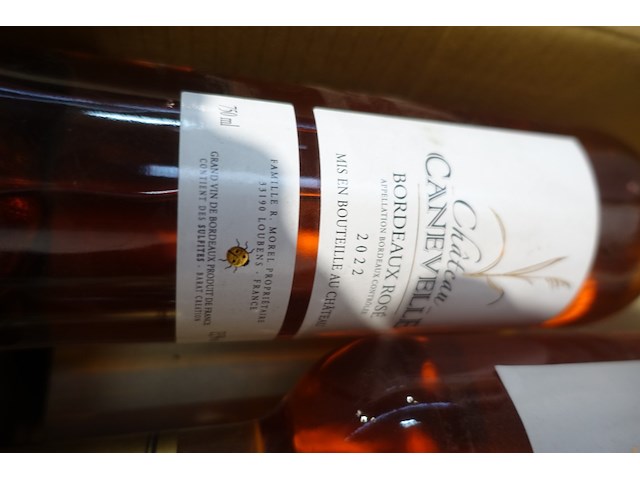 6x 75cl bordeaux rosé chateau canevelle 2022 - afbeelding 2 van  2