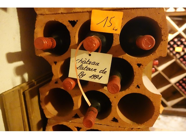 6x 75cl chateau la bour de by cru bourgeois du medoc 1991 - afbeelding 3 van  3