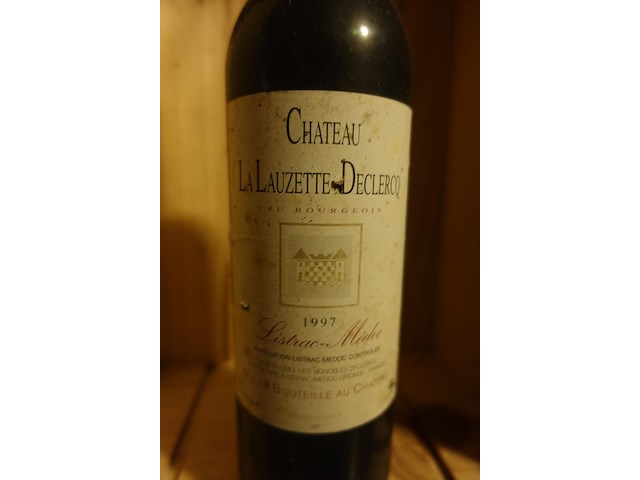 6x 75cl chateau la lauzette-declercq 1997 - afbeelding 2 van  3