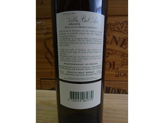 6x 75cl château villa bel-air 2020 - afbeelding 3 van  4