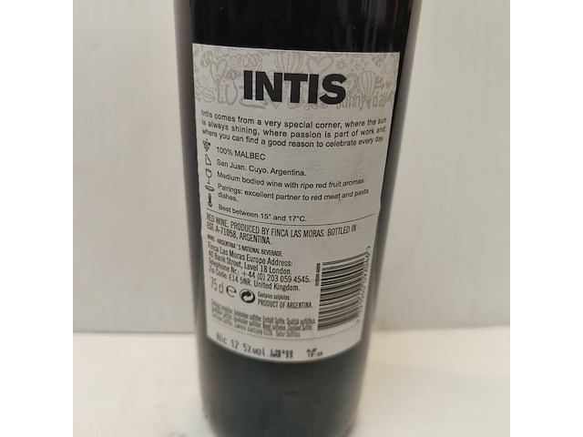 6x 75cl intis - afbeelding 2 van  2